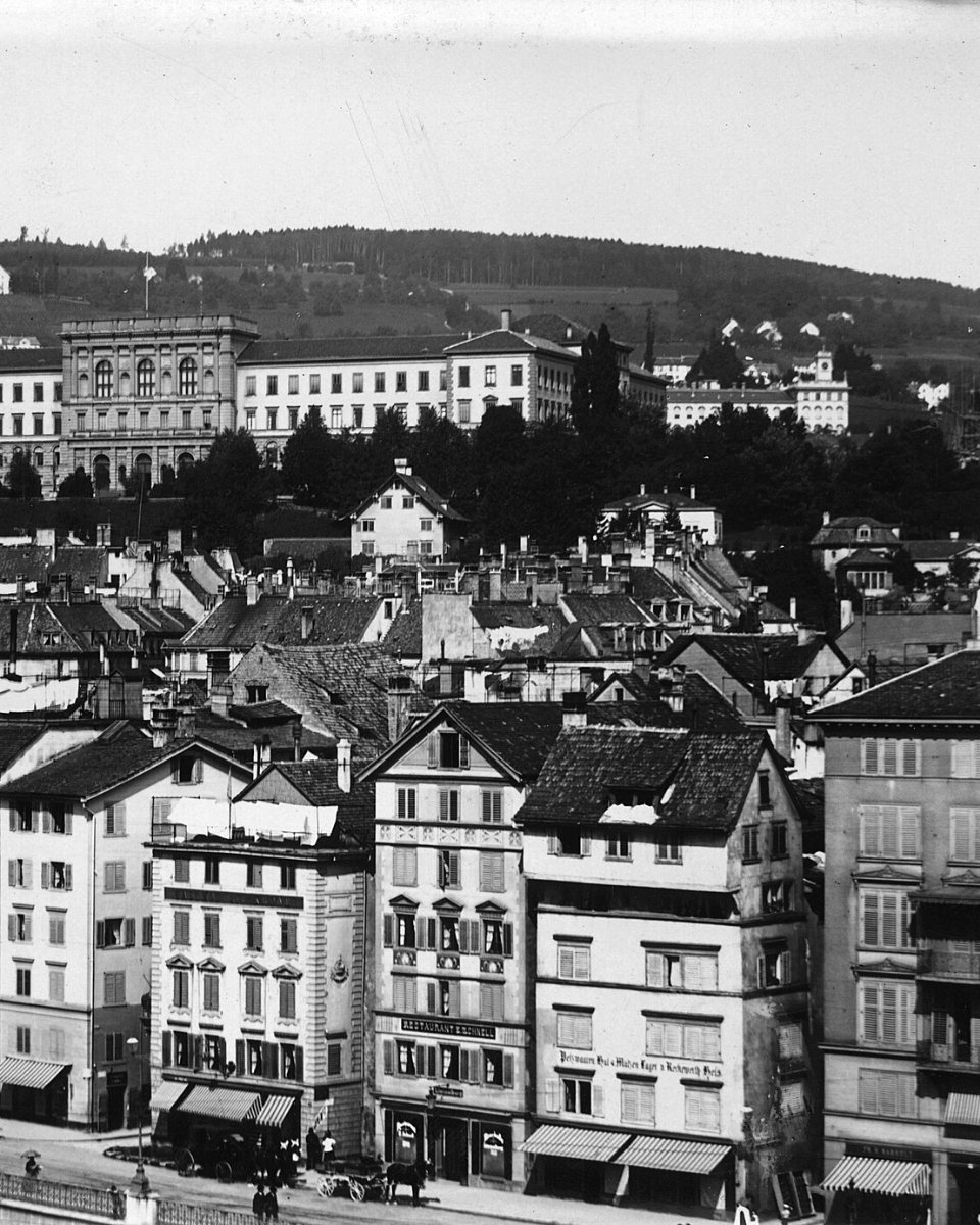 Zürich, Limmatquai, around 1890